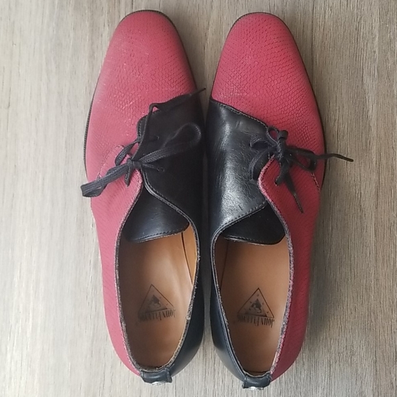 John Fluevog walk in peace derby shoes w size 8.5 - Picture 2 of 8